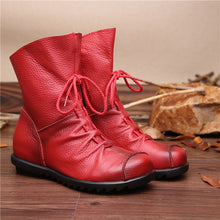 Load image into Gallery viewer, 2019 Vintage Style Genuine Leather Women Boots